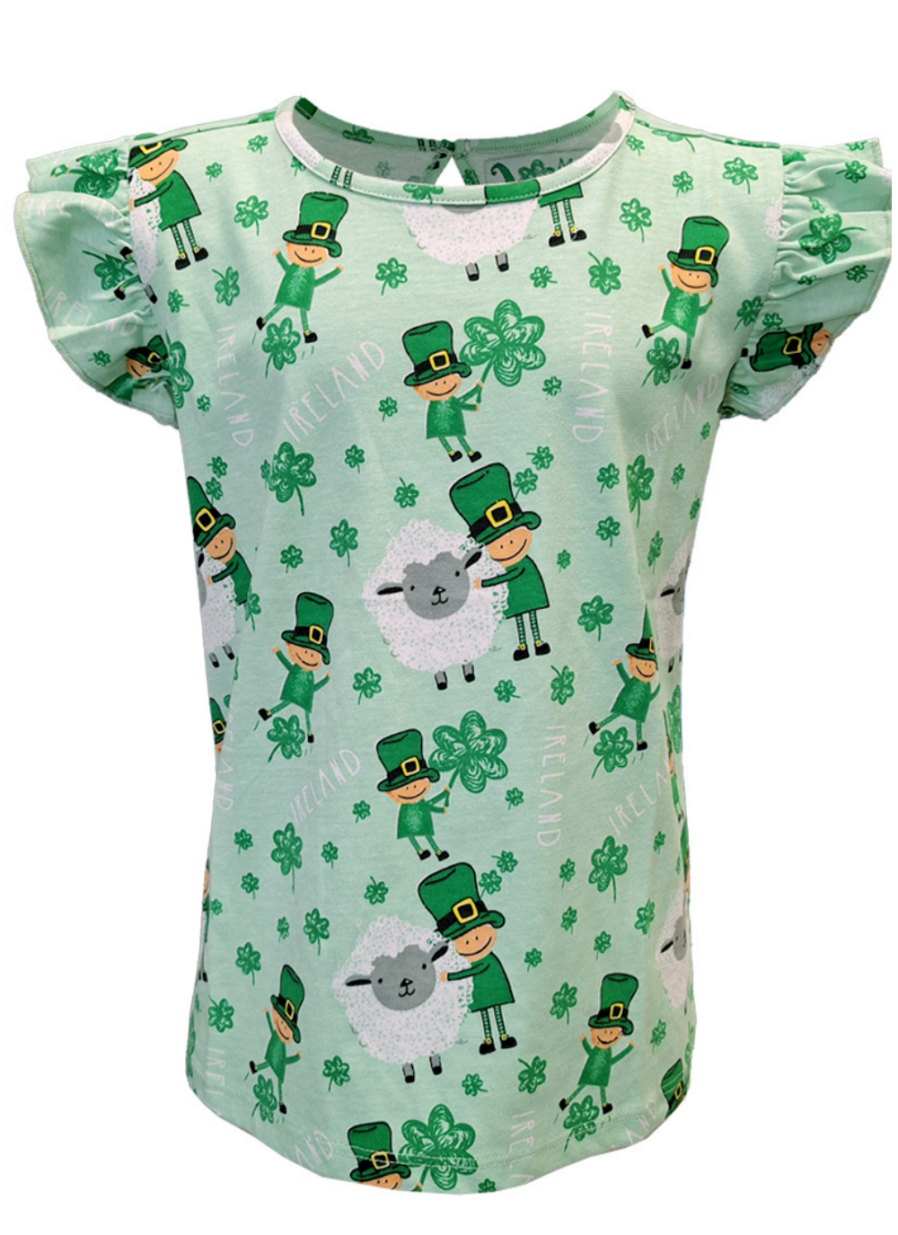 Kids Sheep Leprechaun T-Shirt 